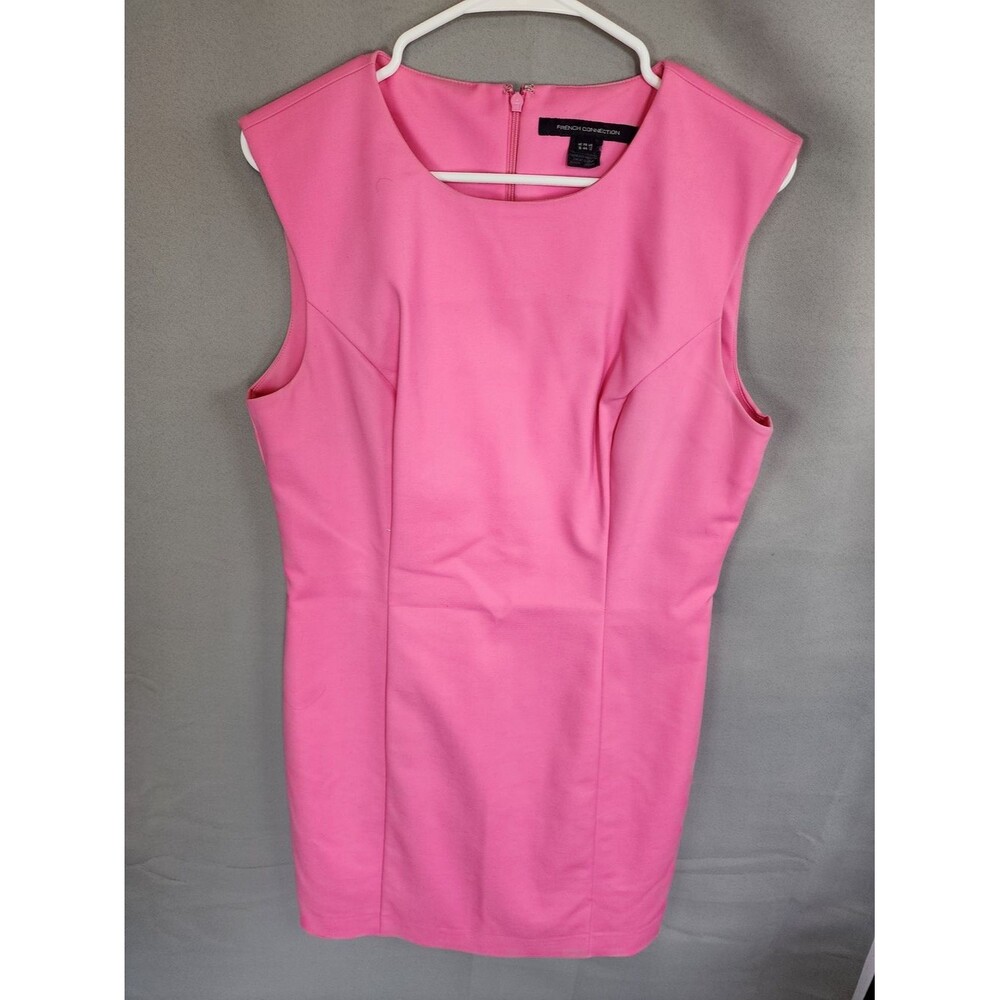 French Connection Pink Midi Sheath Dress